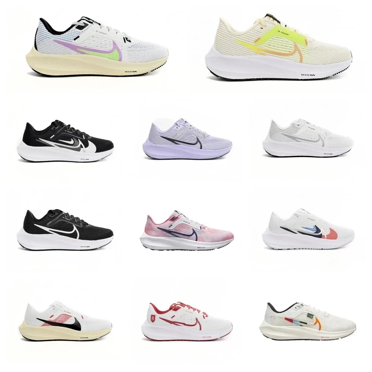 Nike Running Shoes Various Colors and Styles