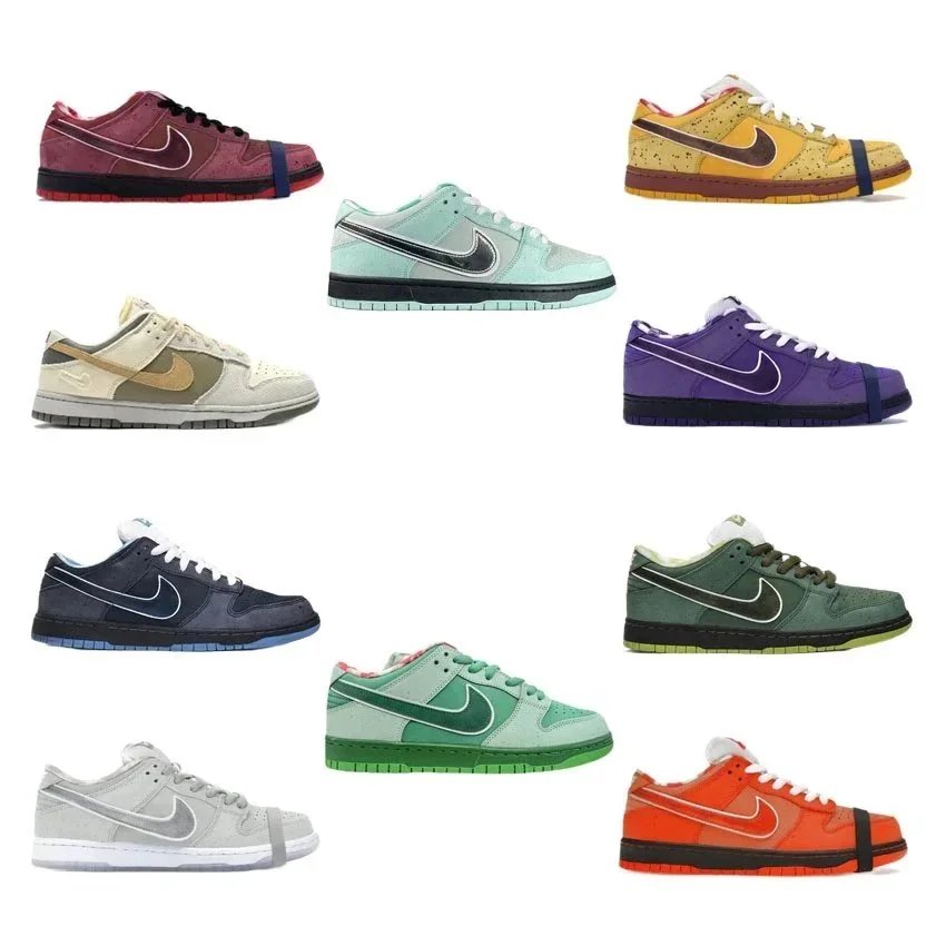 Nike SB Dunk Low Sneakers in Various Colors