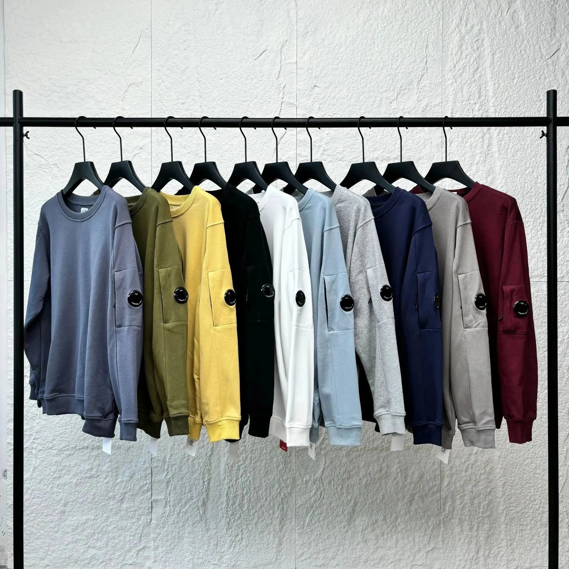 C.P. Company Black Logo Pocket Sweatshirt