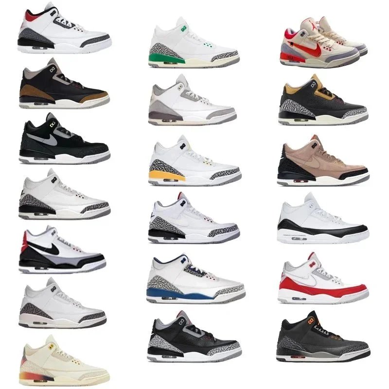 Nike Air Jordan 3 Retro Sneakers in Various Colorways