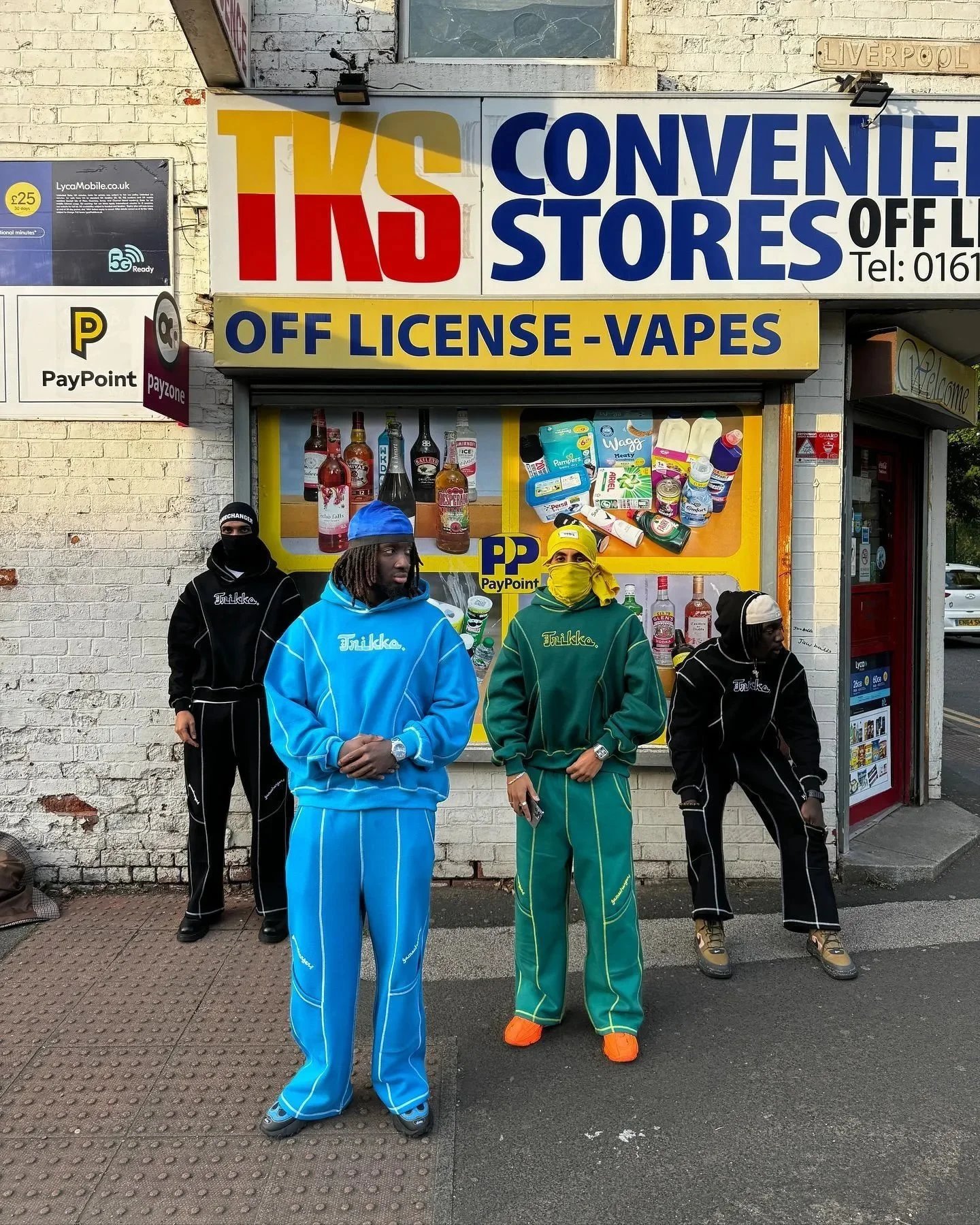 Trikka Blue Hoodie and Pants Set