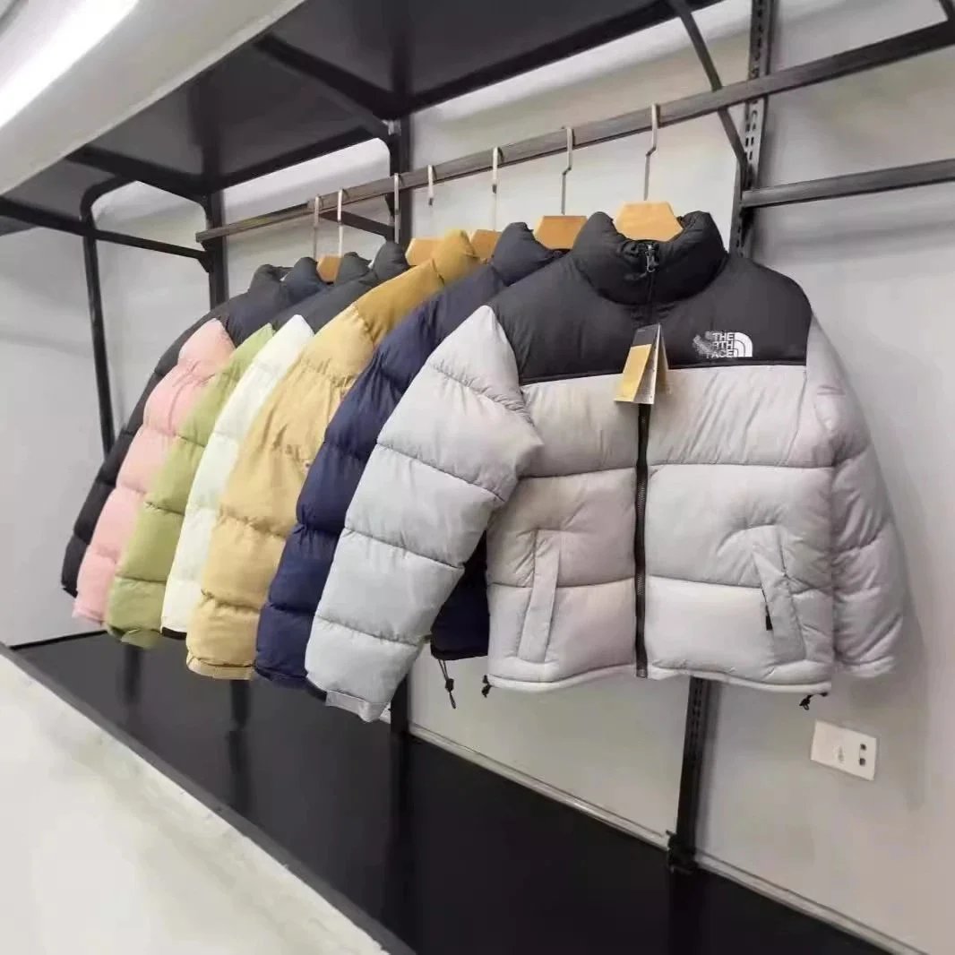 The North Face Black and White Puffer Jacket