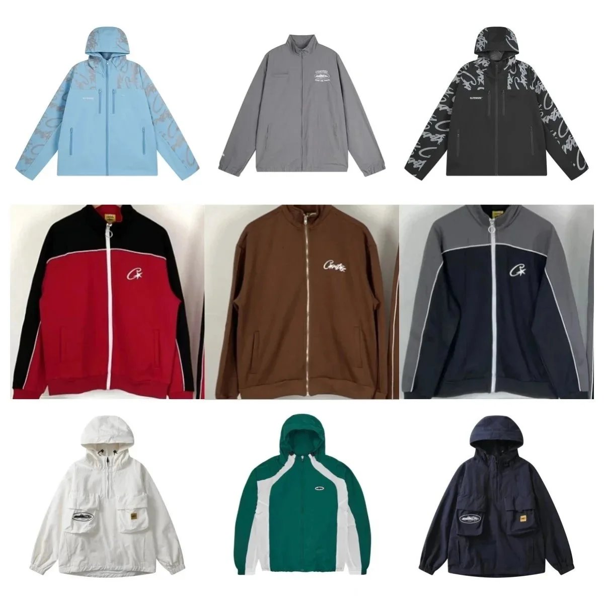 Colorblock Zip-Up Hooded Jacket Collection