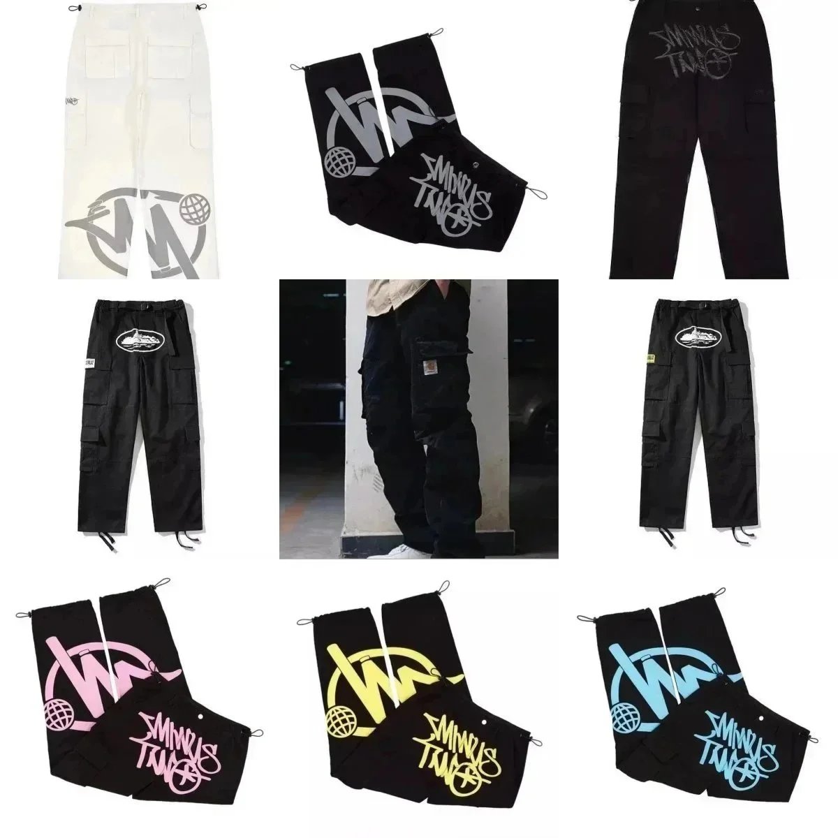 Smirrus Trunks Black Cargo Pants