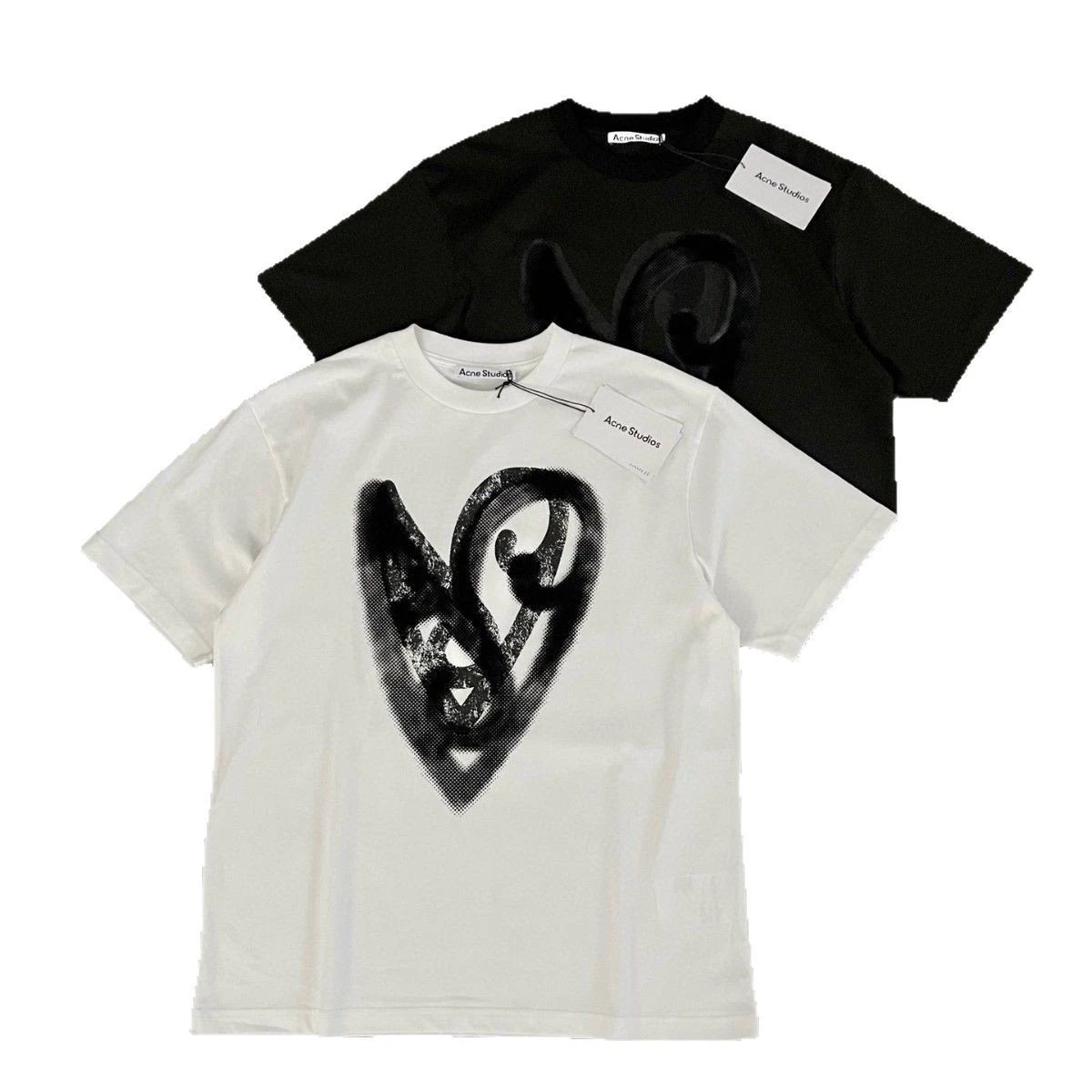 Acne Studios White Heart T-Shirt