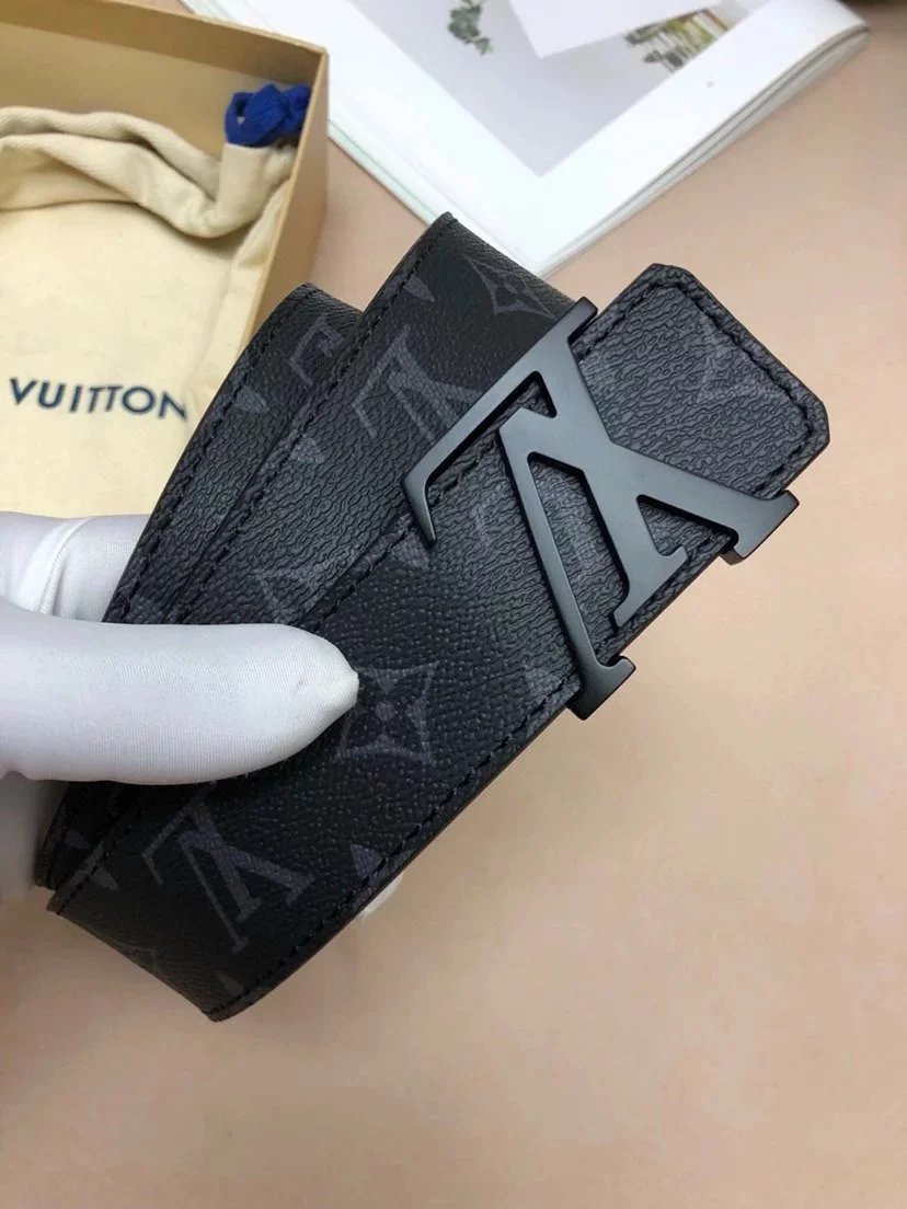 Louis Vuitton Black Monogram Belt