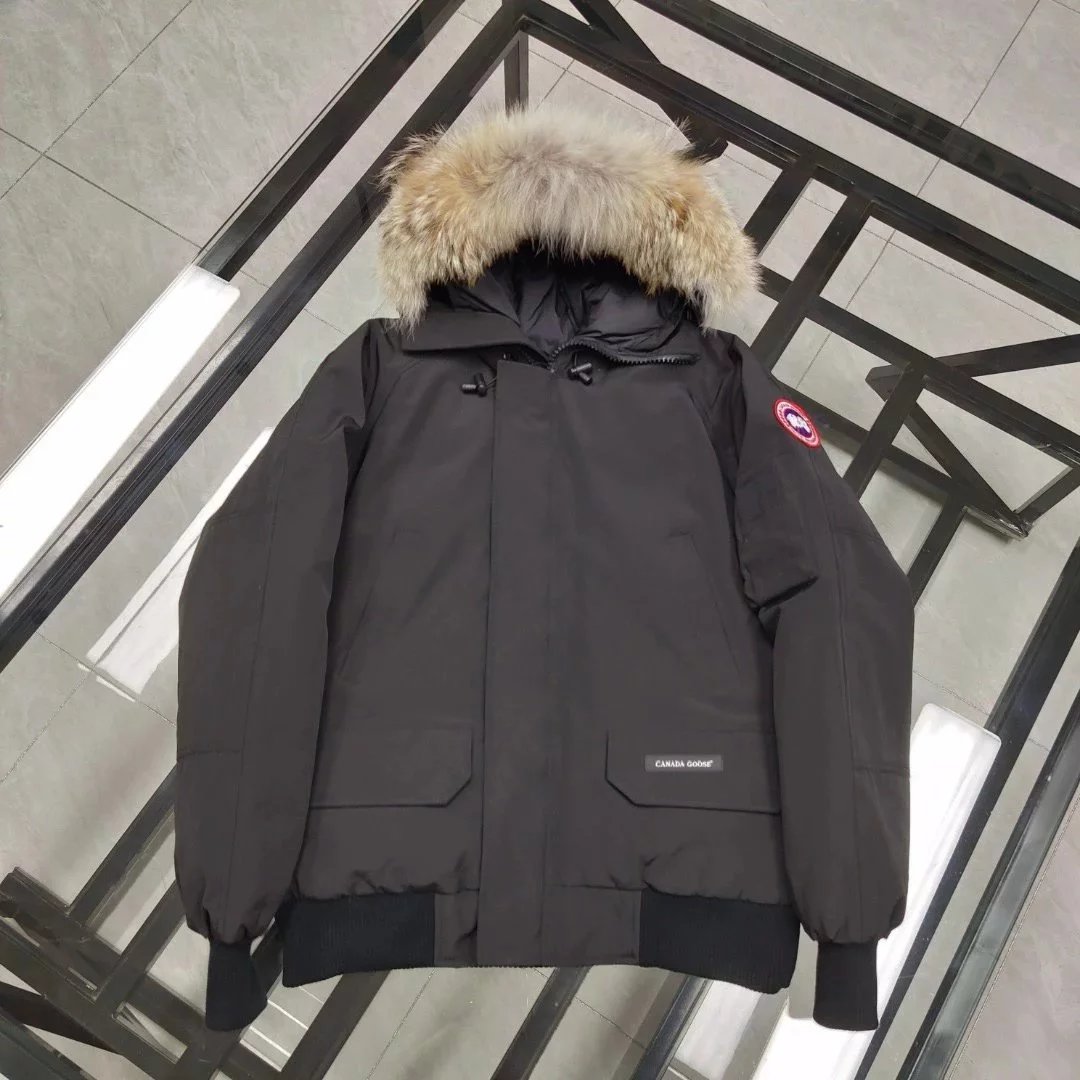Canada Goose Black Fur Hooded Jacket
