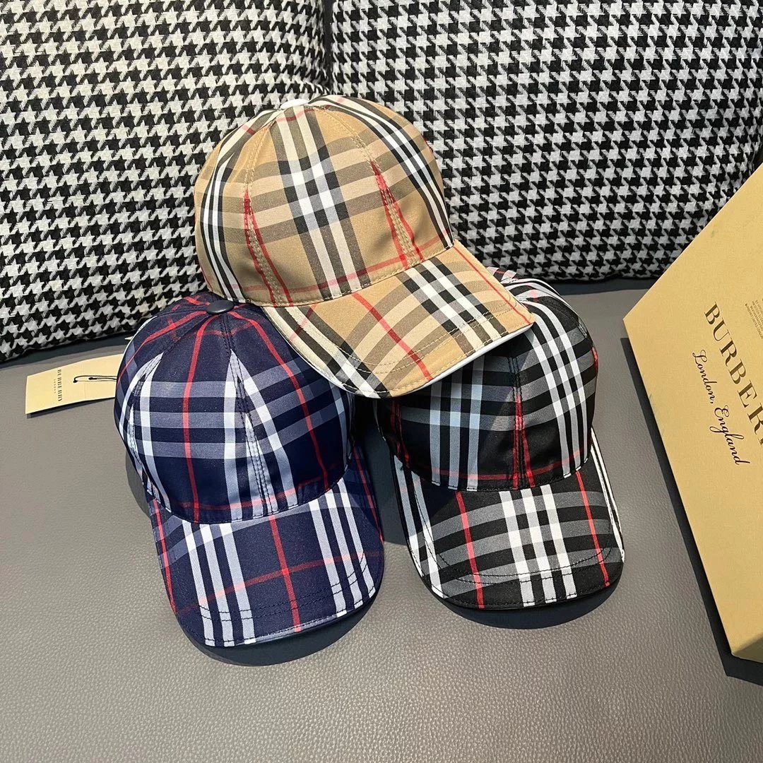 Burberry Classic Plaid Baseball Cap
