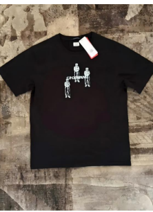 Black T-Shirt with Graphic Design