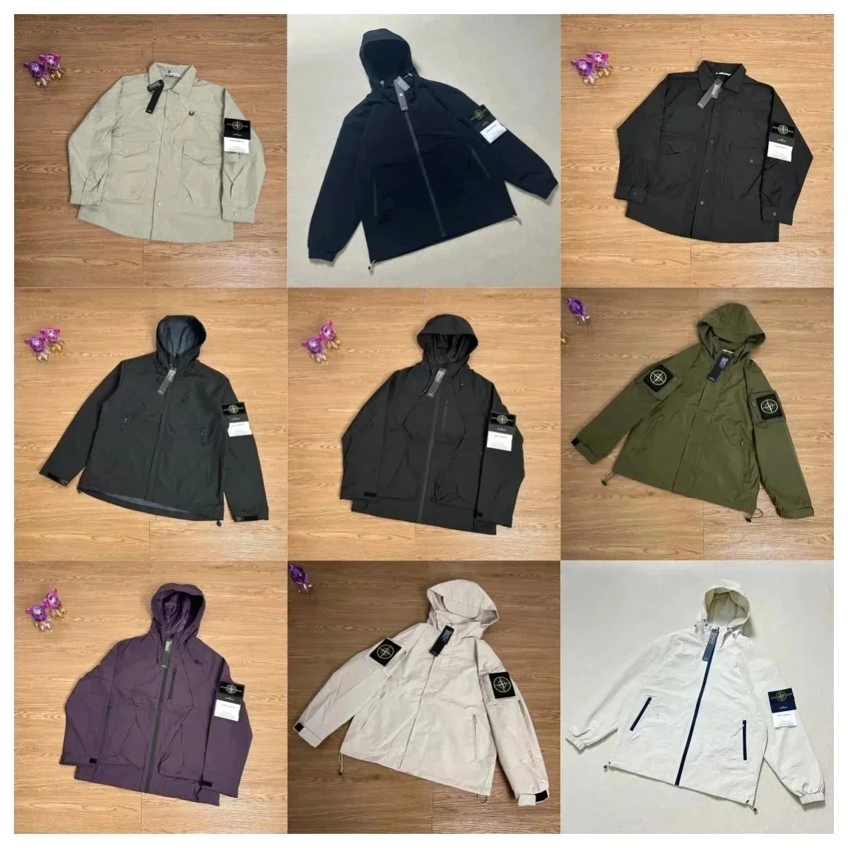 Stone Island Hooded Jacket in Various Colors