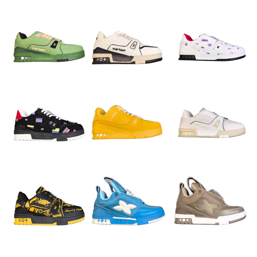 Louis Vuitton Colorful Low Top Sneakers