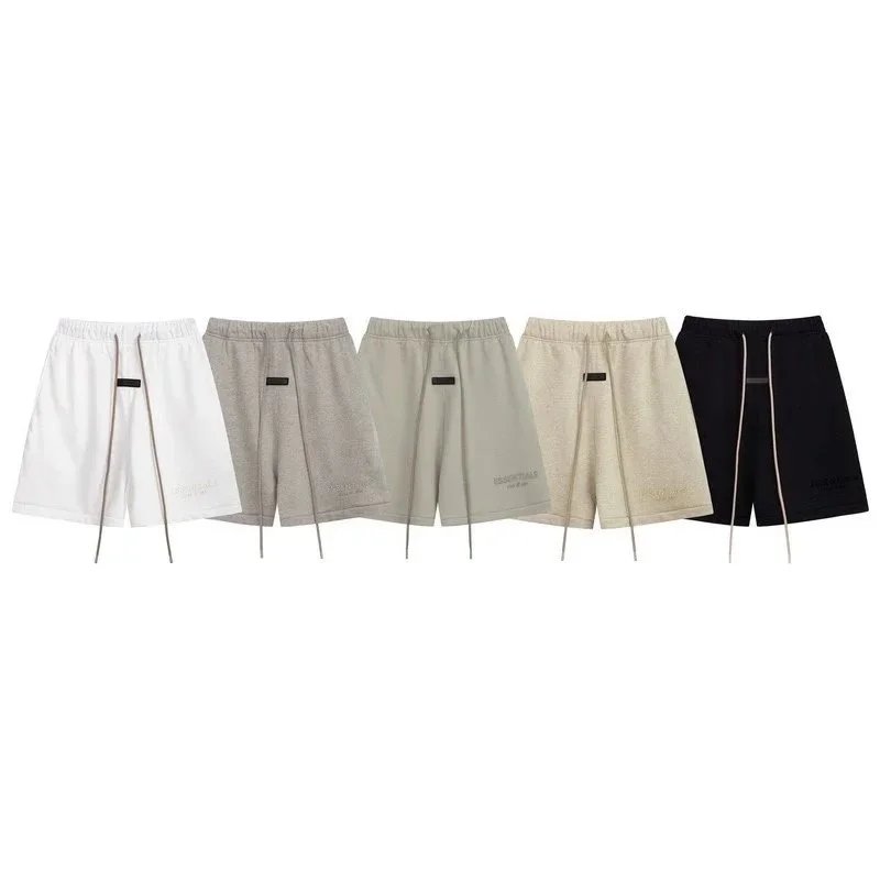 Fear of God Essentials Black Drawstring Shorts