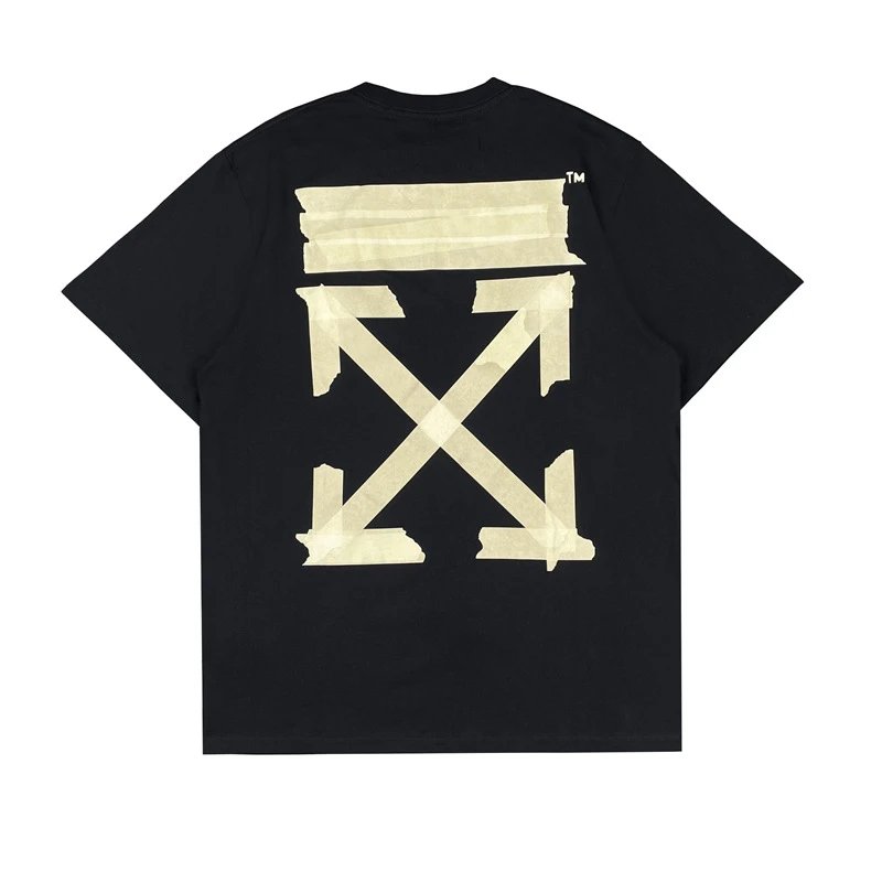 Off-White Black Short Sleeve Tee
