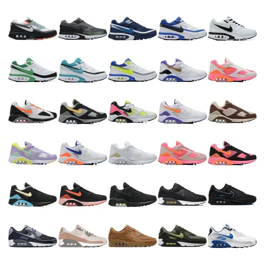 Nike Air Max Sneakers in Various Colors and Styles