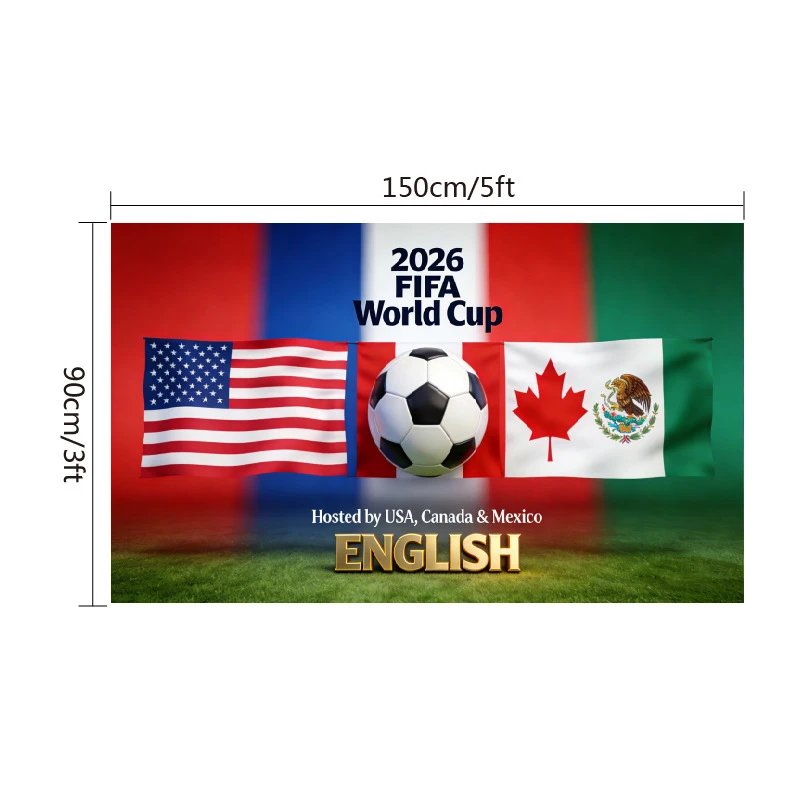2026 FIFA World Cup Flag Banner