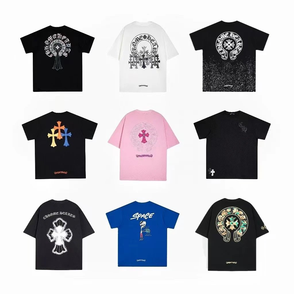 Chrome Hearts Black Short Sleeve T-Shirt