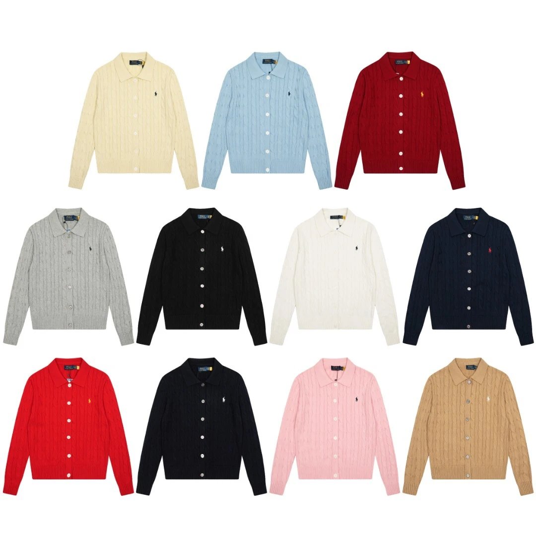 Ralph Lauren Cable Knit Cardigan Sweater