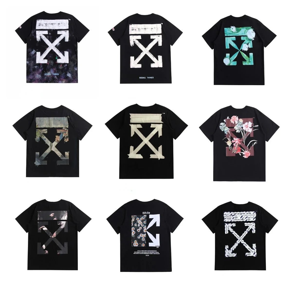 Off-White Black Short Sleeve T-Shirt