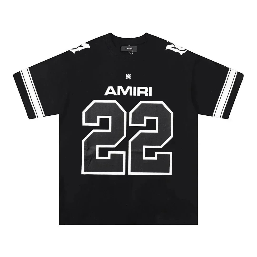 Amiri Black Number 22 T-Shirt