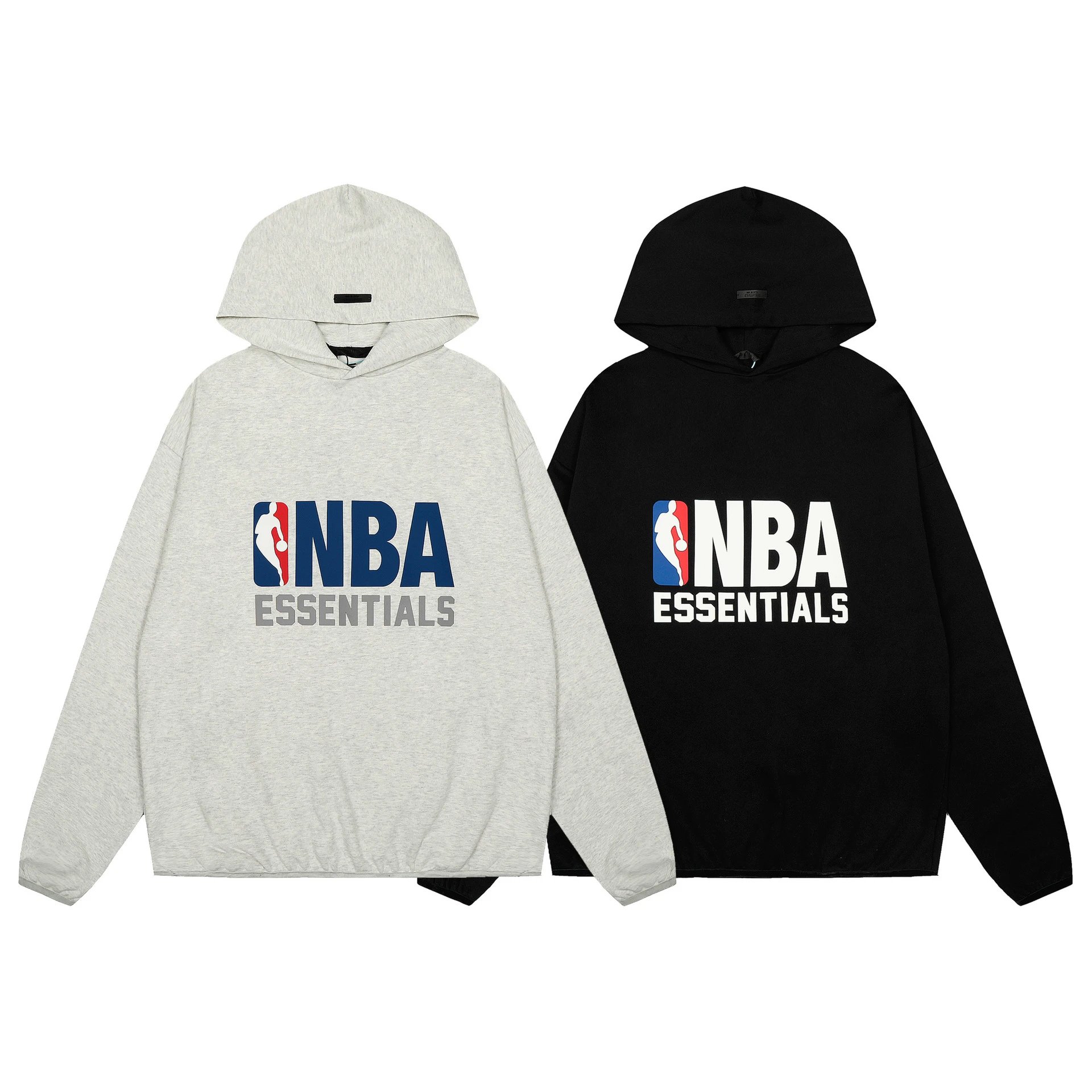 NBA Essentials Hoodie in Grey and Black