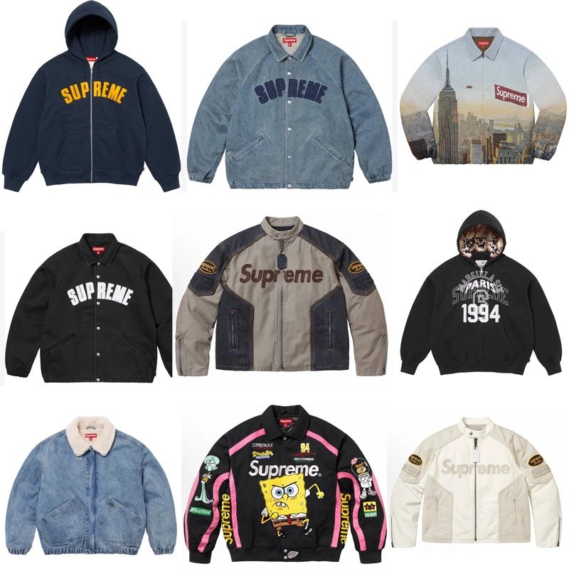 Supreme Collection Jackets and Hoodies