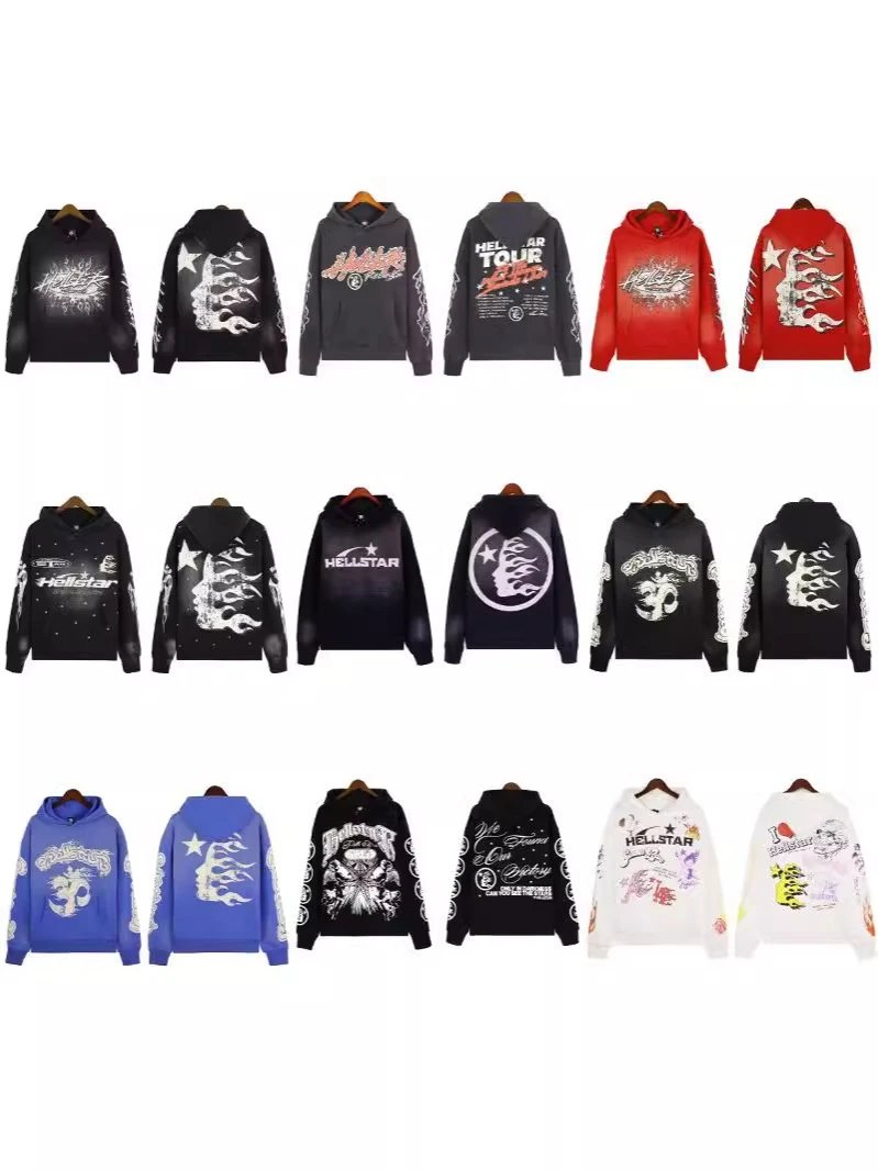 Hellstar Black Hoodie Sweatshirt