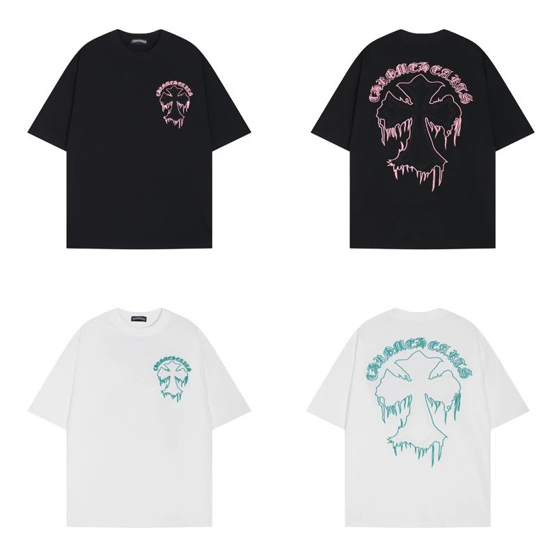DX29 Summer Short Sleeve T Shirt Western Style Streetwear Unisex Short Sleeve T Collection 2