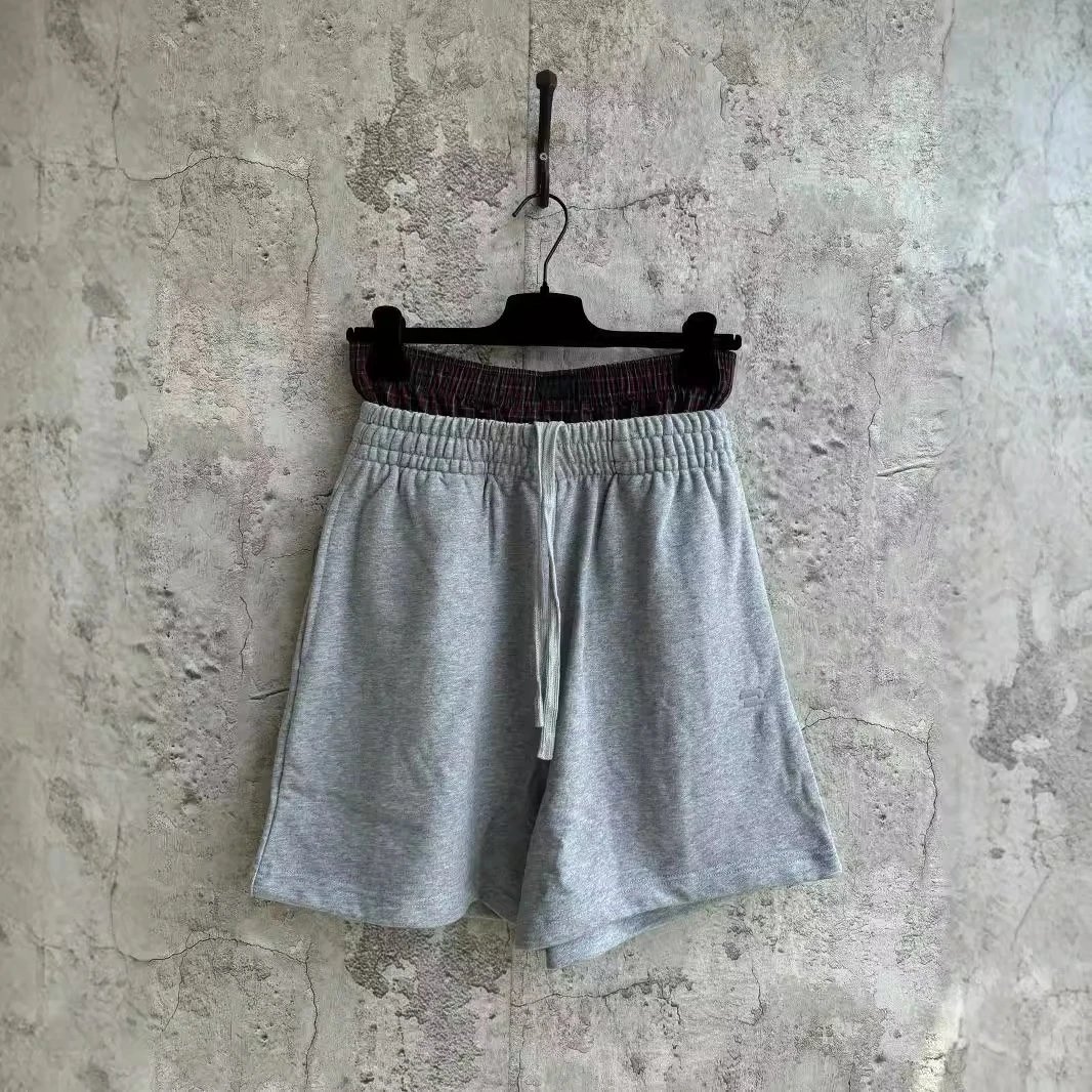Gray Elastic Waist S