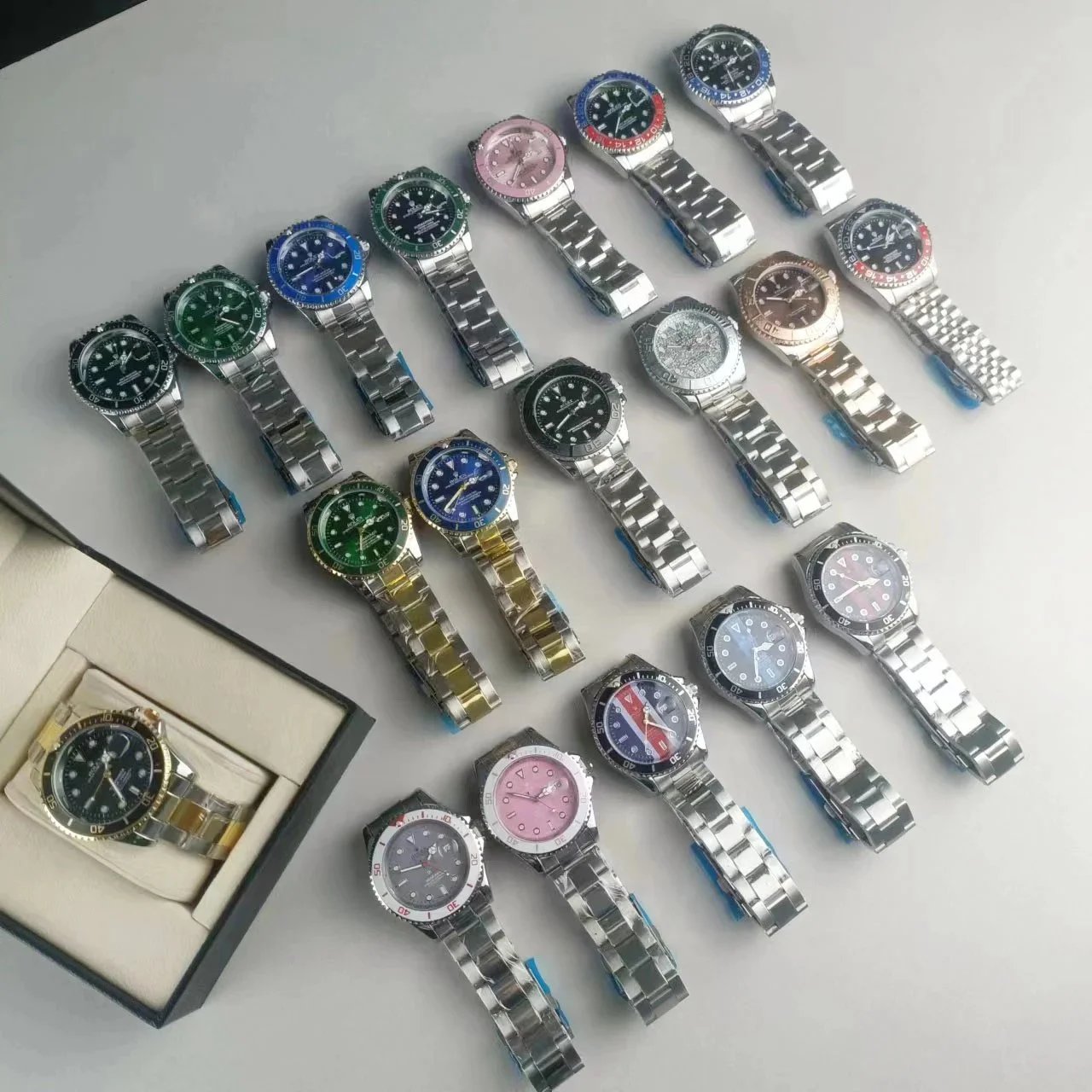 Diverse Stainless Steel Watch Collection