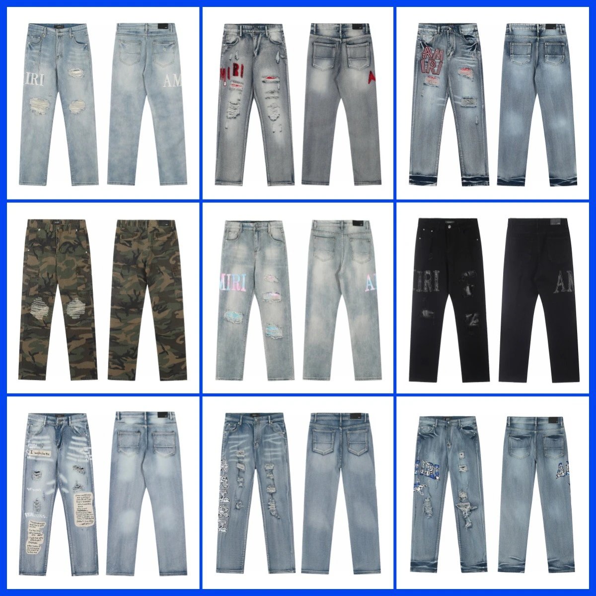Amiri Distressed Den