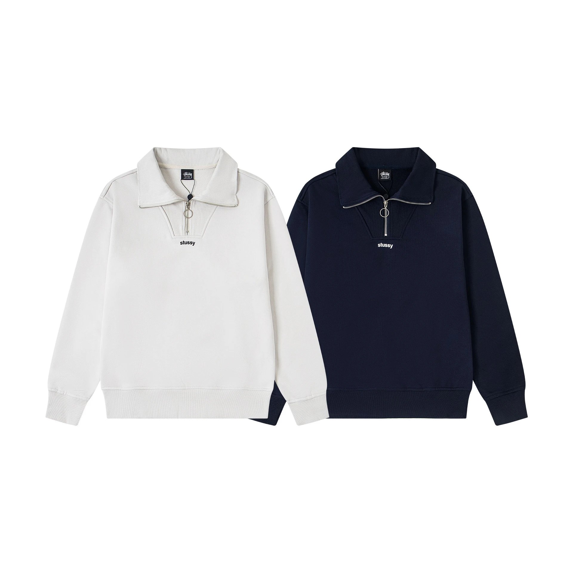 Stussy White and Nav