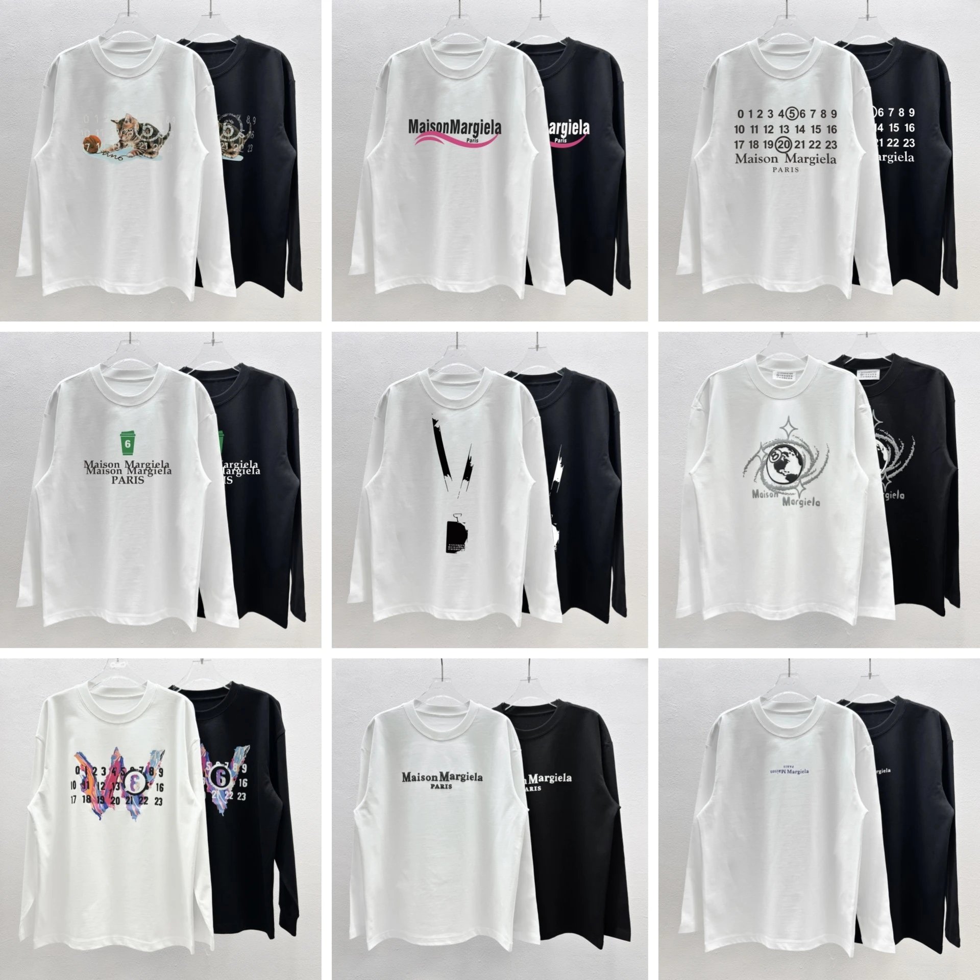 Maison Margiela White Long Sleeve T-Shirt