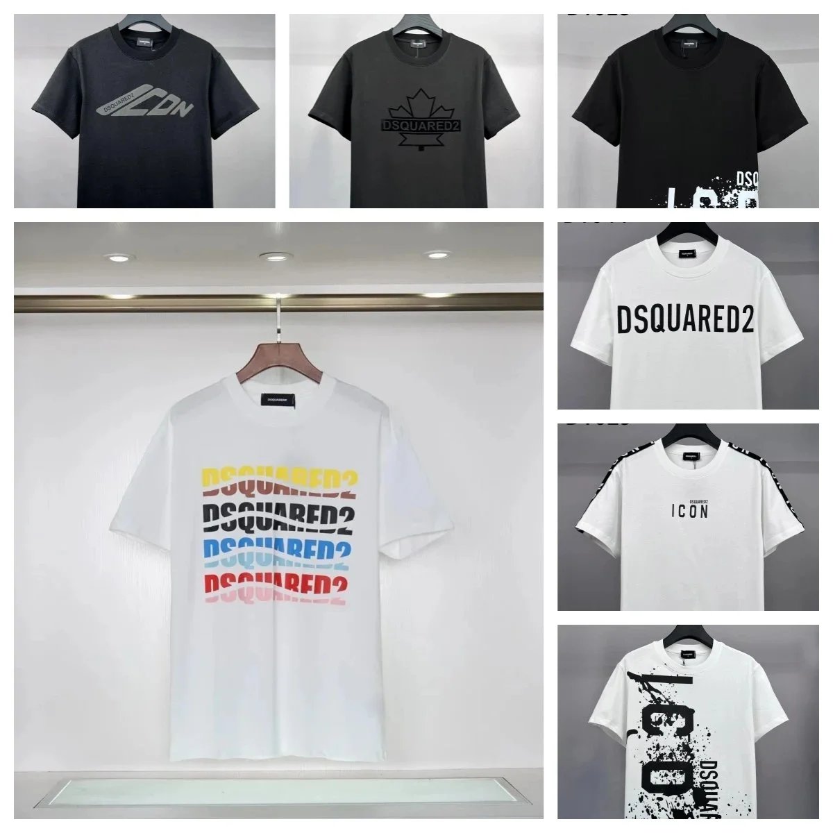 Dsquared2 Black Short Sleeve T-Shirt
