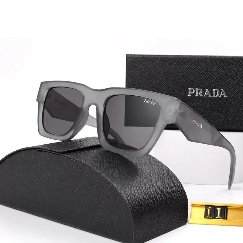 Prada Grey Square Su