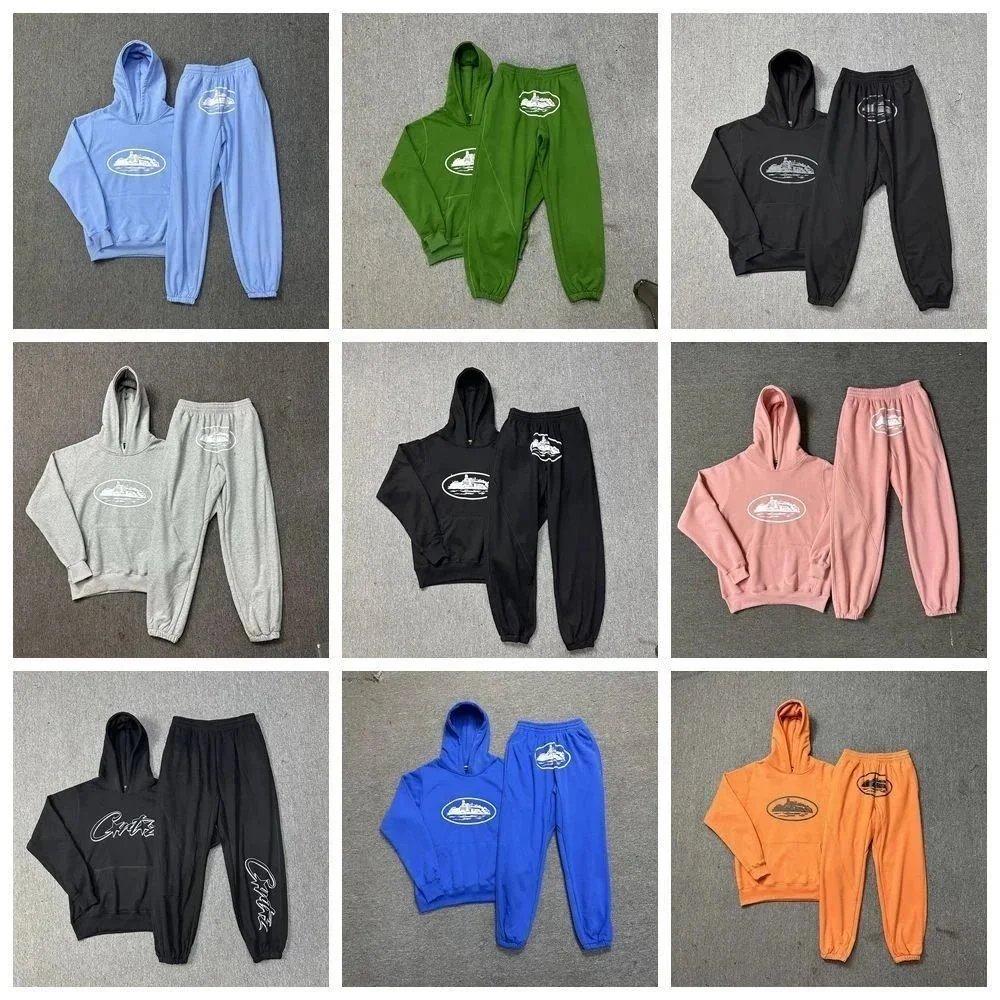 Critz Colorful Hoodie and Pants Tracksuit Set