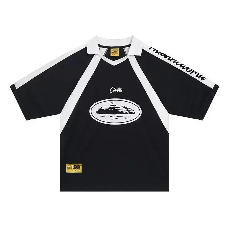 Cortez Black Short Sleeve Polo Shirt
