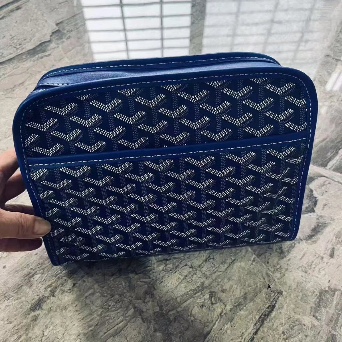 Goyard Blue Travel P