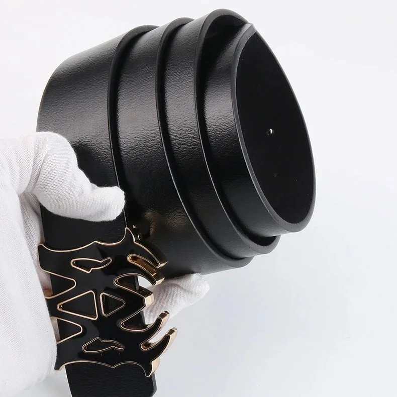 Black Leather Belt w