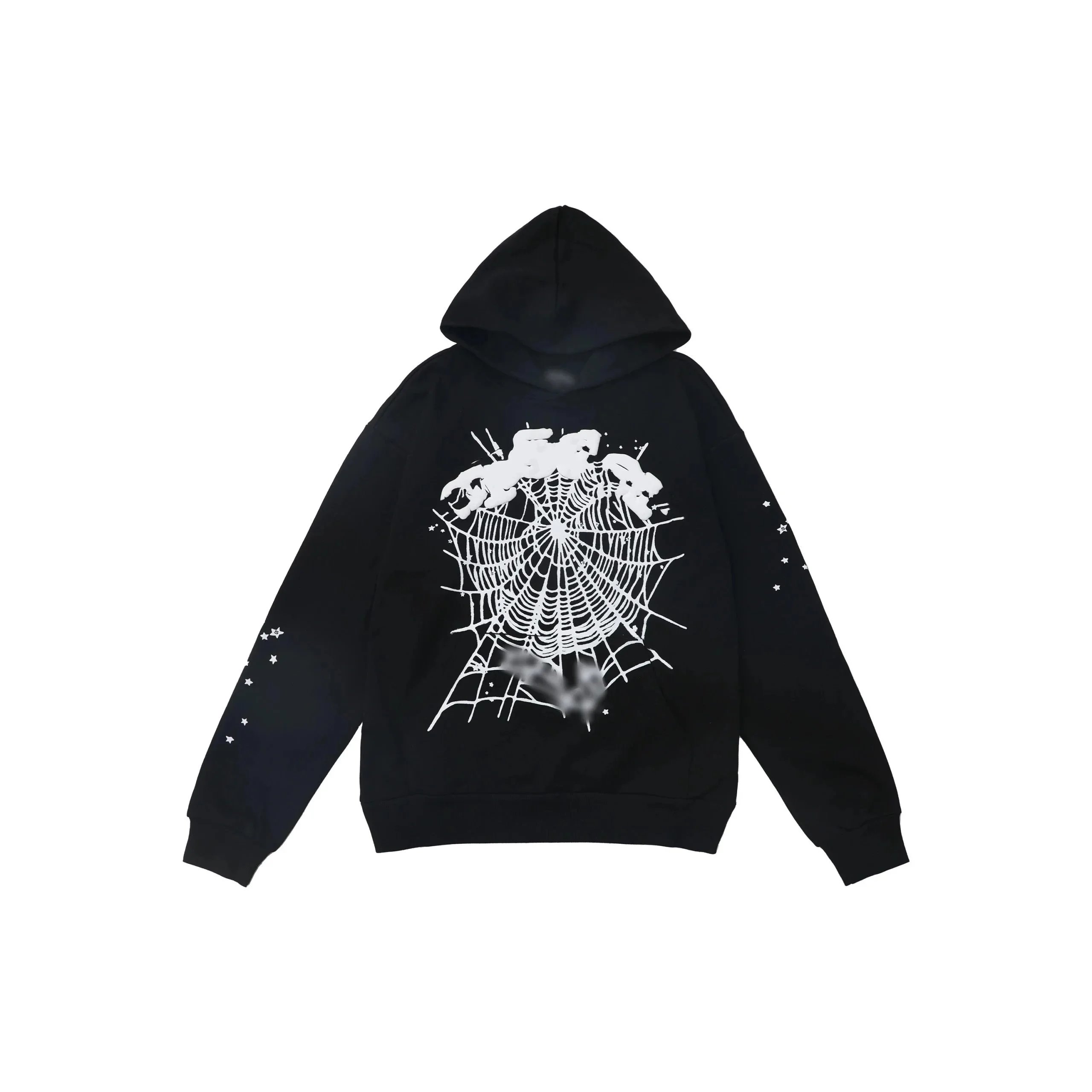 Black Spiderweb Graphic Hoodie