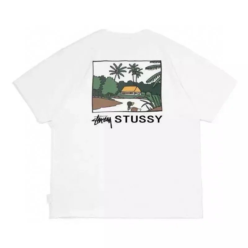 Stussy White Graphic