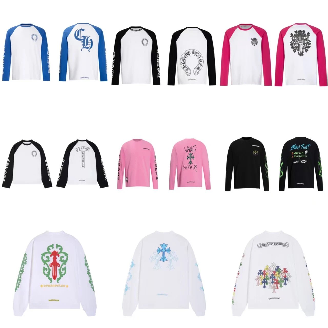 Kid Chrome Hearts White Long Sleeve T-Shirt