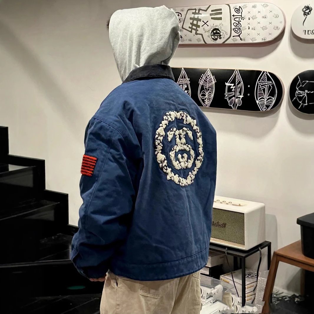 Stussy Blue Embroide