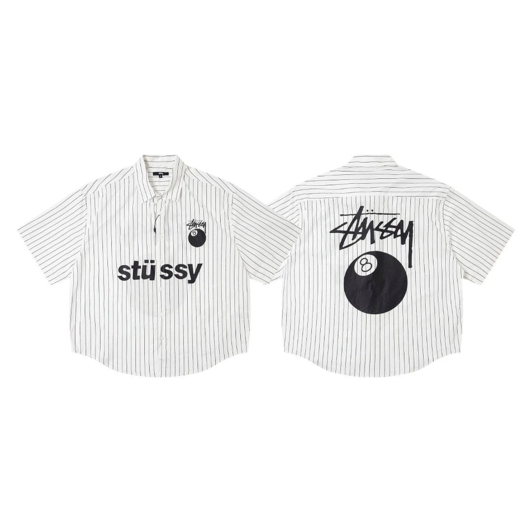 Stussy White Striped