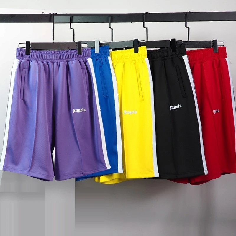Angels Purple Side Stripe Shorts