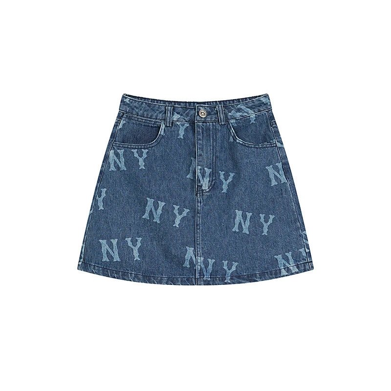 NY Denim A-Line Mini