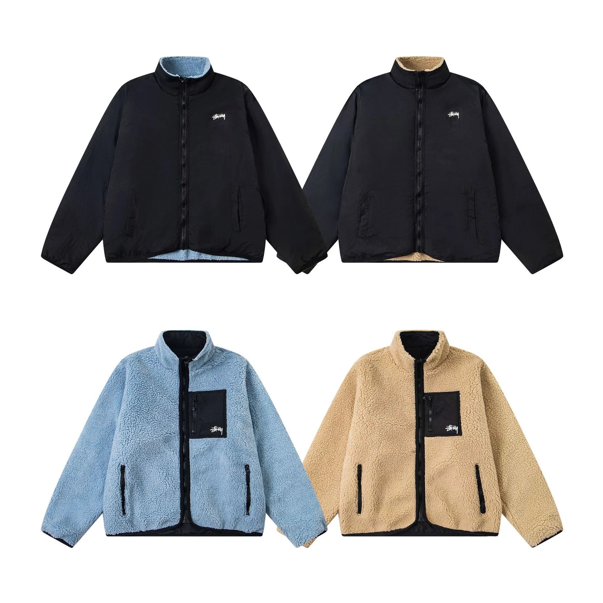 Stussy Black Reversi