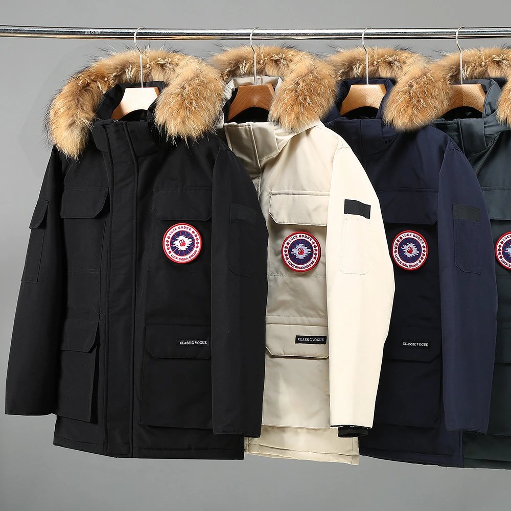 Canada Goose Black Fur Hooded Parka
