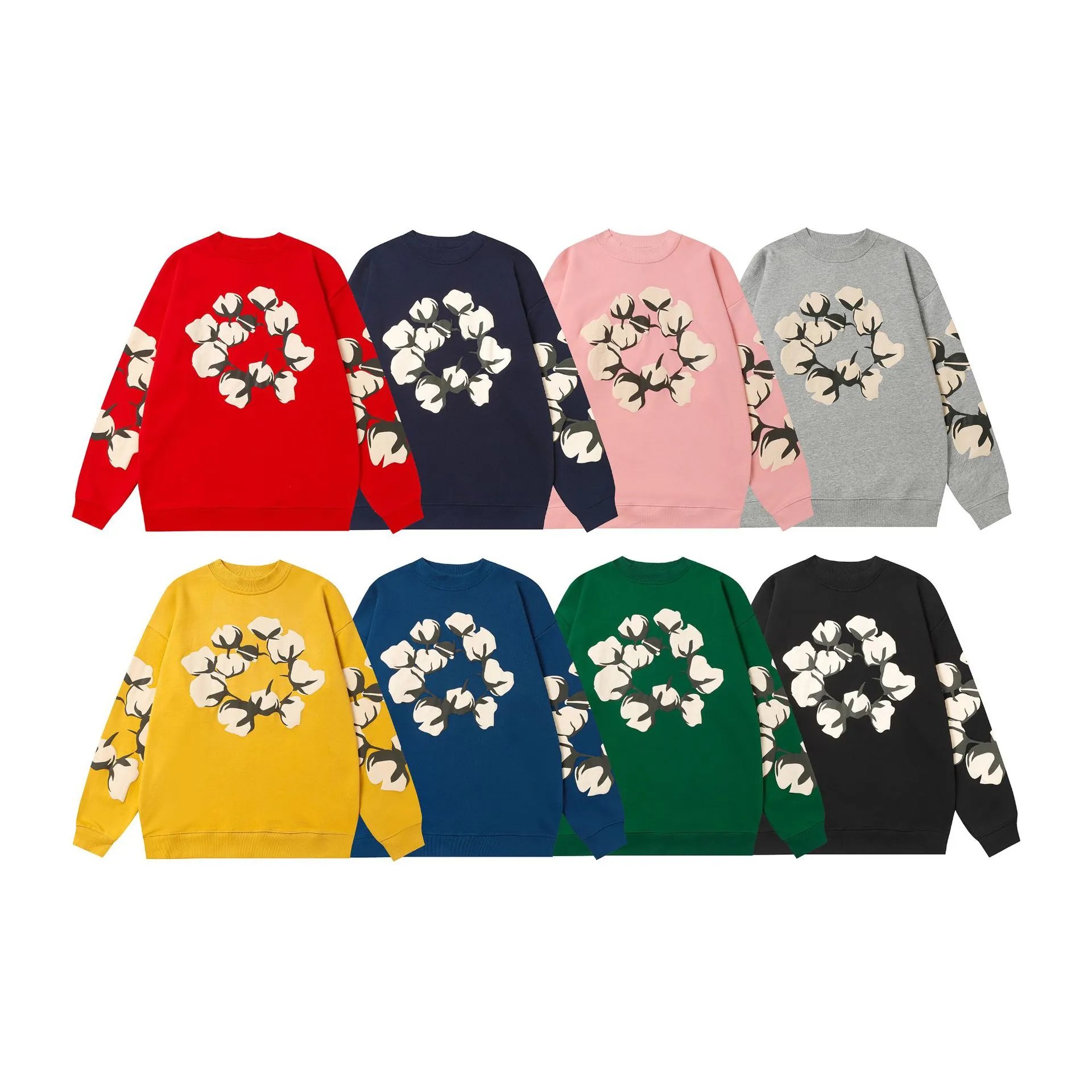 Cotton Print Crewnec