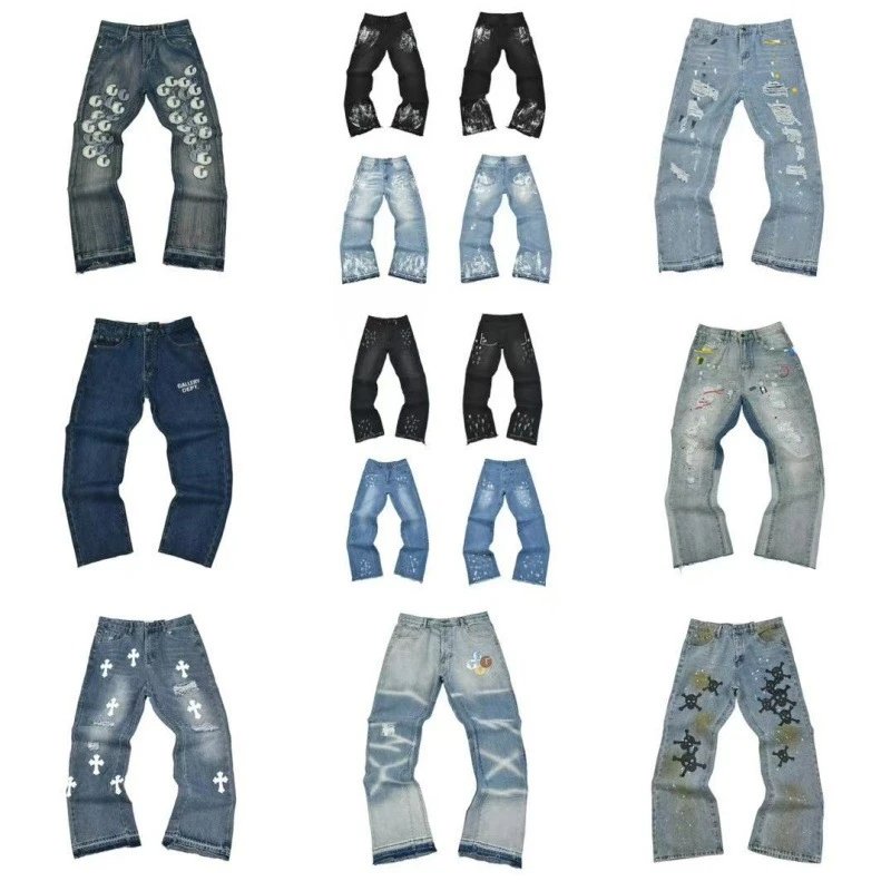 Chrom Lengend Blue Distressed Jeans