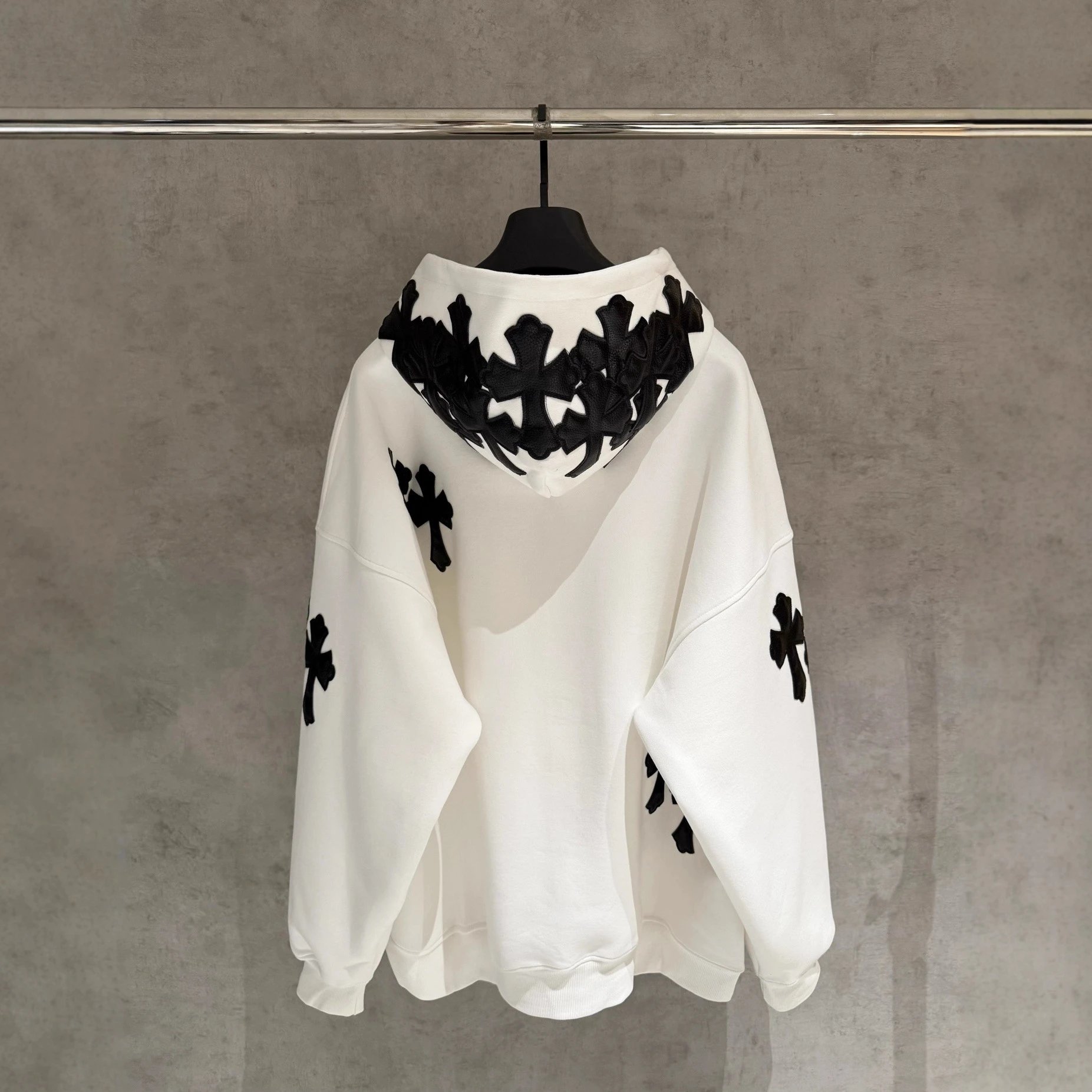 White Hooded Sweatsh